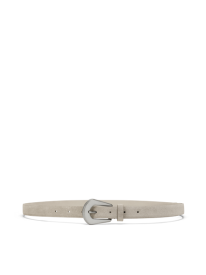 Suede calfskin belt