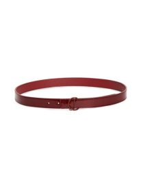 Loubi54 Reversible Leather Skinny Belt