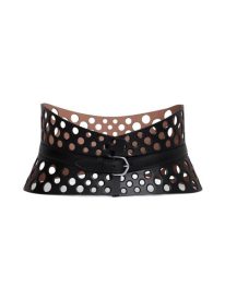 Neo Perforated Leather Corset Belt