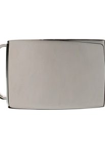 25mm Regent Silver Compression Belt Buckle