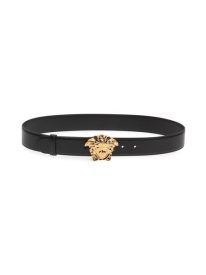 Medusa Head Leather Belt