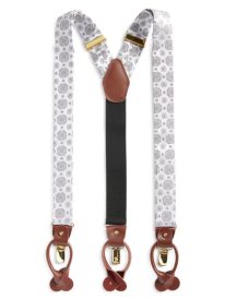 Silk Medallion Suspenders