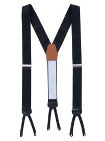 Classic Herringbone Silk Suspenders