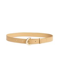C Buckle Leather Belt