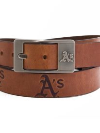 Oakland Athletics Brandish Leather Belt