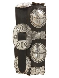 Concho Leather Belt