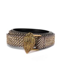 Crystal Houndstooth Belt