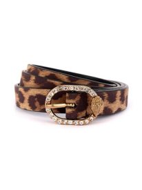 Mayfair Leopard Suede Belt
