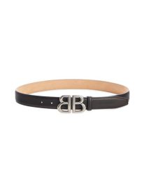 BB Buckle Leather Belt