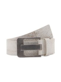 Wide Cracked Leather Belt