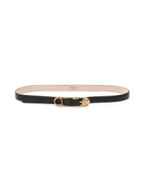 Safety Pin Leather Belt