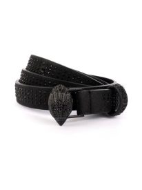 Drench Crystal Faux Leather Belt