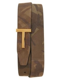T Icon Camo Reversible Leather Belt