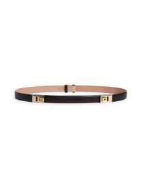 Donna Double Gancio Expandable Leather Belt