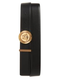 Biggie Medusa Leather Belt