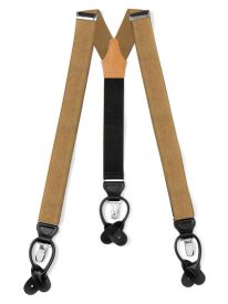 Tan Adjustable Suspenders