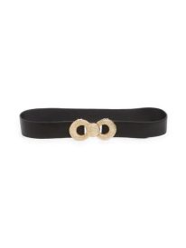 Bowie Textured Bow Leather Belt