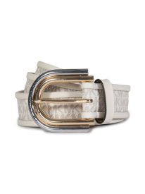 Two-Tone Logo Belt