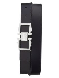 Double Gancio Reversible Leather Belt