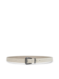 Suede calfskin belt