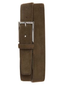 Suede Calfskin Leather Belt