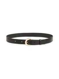 C Buckle Leather Belt