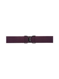 Sugarplum & Matte Black Clasp Stretch Belt