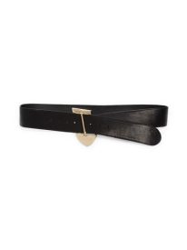 Asymmetric Leather Belt