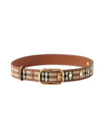 Check Woven Belt