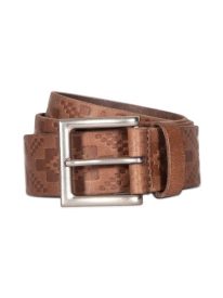 Embossed Leather Belt