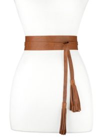 Bronco Leather Wrap Belt