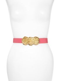 Sally Shell Clasp Leather Belt