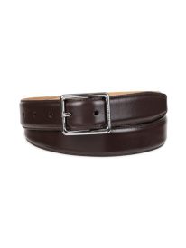 Center Bar Leather Belt