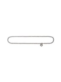 Chain and rhinestone belt