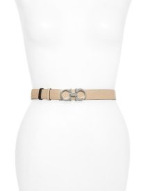 Double Gancio Reversible Leather Belt