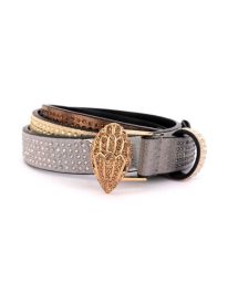 Neutral Metallic Crystal Belt