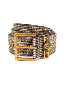 Crystal Houndstooth Belt