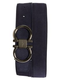 Double Gancio Suede Belt