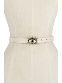 Evil Eye Leather Belt