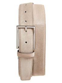 Suede Calfskin Leather Belt