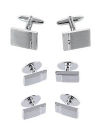The Kingsley Square Cuff Link & Stud Set
