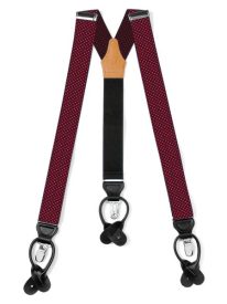 Dot Pattern Adjustable Suspenders