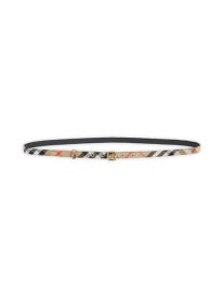 Check Canvas Belt