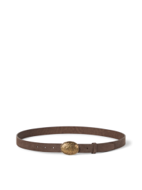 Belt with detailed buckle