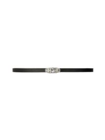 Slim rhinestone belt