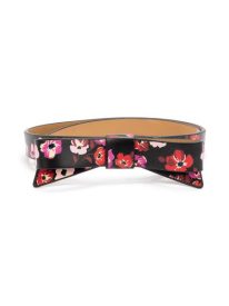 leather bow belt