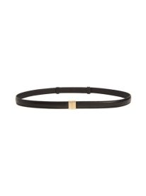 Slide Clasp Leather Belt