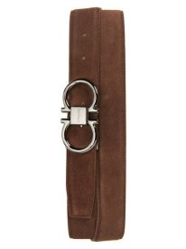 Double Gancio Suede Belt