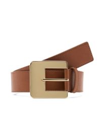 Maxi Buckle Leather Belt