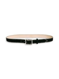 Whipstitch Boyfriend Leather Belt